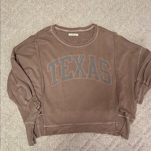 We The Free Texas Brown Top